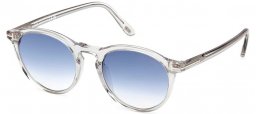 Gafas de Sol - Tom Ford - AURELE FT0904 - 20W  SHINY TRANSPARENT GREY // BLUE GRADIENT