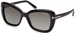 Gafas de Sol - Tom Ford - MAEVE FT1008 - 01B  SHINY BLACK // GREY GRADIENT