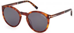 Gafas de Sol - Tom Ford - ELTON FT1021 - 53A  LIGHT HAVANA // GREY