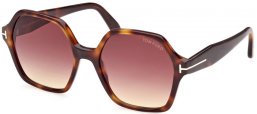 Gafas de Sol - Tom Ford - ROMY FT1032 - 53Z  HAVANA // BROWN GRADIENT