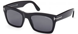 Gafas de Sol - Tom Ford - NICO-02 FT1062 - 01A  SHINY BLACK // GREY