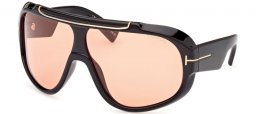 Gafas de Sol - Tom Ford - RELLEN FT1093 - 01E  SHINY BLACK // BROWN PHOTOCHROMATIC