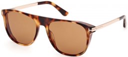 Sunglasses - Tom Ford - LIONEL-02 FT1105 - 55E  HAVANA // BROWN