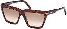 Sunglasses - Tom Ford - EDEN FT1110 - 52F  DARK HAVANA // BROWN GRADIENT