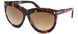 Sunglasses - Tom Ford - DORIS FT1112 - 53G  DARK HAVANA // BROWN GRADIENT