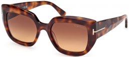 Sunglasses - Tom Ford - SALTZMAN FT1192 - 53F  DARK HAVANA // BROWN GRADIENT