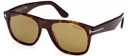 Gafas de Sol - Tom Ford - MARLON-02 FT1284 - 52R  DARK HAVANA // GREEN POLARIZED