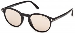 Gafas de Sol - Tom Ford - PRESCOTT-02 FT1331 - 01E  SHINY BLACK // BROWN PHOTOCHROMATIC
