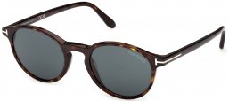 Gafas de Sol - Tom Ford - PRESCOTT-02 FT1331 - 52V  DARK HAVANA // DARK BLUE