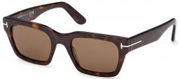 Gafas de Sol - Tom Ford - ANDY-02 FT1333 - 52J  DARK HAVANA // ROVIEX