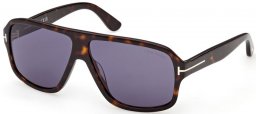Gafas de Sol - Tom Ford - WILLIAM-02 FT1335 - 52V  DARK HAVANA // DARK BLUE