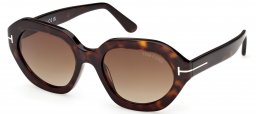 Gafas de Sol - Tom Ford - MERYL-02 FT1341 - 52F  DARK HAVANA // BROWN GRADIENT