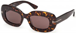 Gafas de Sol - Tom Ford - ISLAY-02 FT1345 - 52T  DARK HAVANA // BURGUNDY GRADIENT