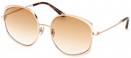 Gafas de Sol - Tom Ford - ABBEY-02 FT1349 - 28F  SHINY ROSE GOLD // BROWN GRADIENT