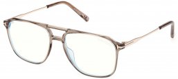 Monturas - Tom Ford - FT5665-B - 045  SHINY LIGHT BROWN