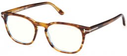 Lunettes de vue - Tom Ford - FT5868-B - 050  STRIPED BROWN