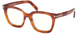 Frames - Tom Ford - FT5880-B - 053  LIGHT HAVANA