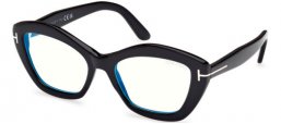 Monturas - Tom Ford - FT6044-B - 001  SHINY BLACK