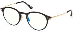 Frames - Tom Ford - FT6088-B - 002 MATTE BLACK GOLD