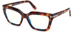 Lunettes de vue - Tom Ford - FT6093-B - 053  HAVANA