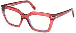 Lunettes de vue - Tom Ford - FT6093-B - 069  SHINY BORDEAUX