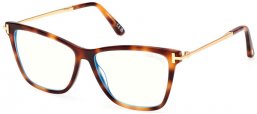 Lunettes de vue - Tom Ford - FT6097-B - 053  HAVANA HONEY