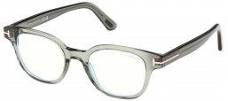 Monturas - Tom Ford - FT6130-B - 093  SHINY LIGHT GREEN