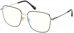 Monturas - Tom Ford - FT6136-B - 001  SHINY BLACK