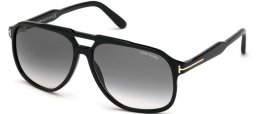 Sunglasses - Tom Ford - RAOUL FT0753 - 01B  SHINY BLACK // GREY GRADIENT