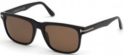 Gafas de Sol - Tom Ford - STEPHENSON FT0775 - 01H  SHINY BLACK // BROWN POLARIZED