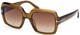 Gafas de Sol - Tom Ford - KAYA FT1082 - 51F  PUTTY // BROWN GRADIENT