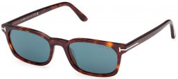 Gafas de Sol - Tom Ford - MILES-02 FT1300 - 54V  HAVANA // BLUE