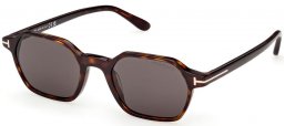 Lunettes de soleil - Tom Ford - JOEY-02 FT1301 - 52A  HAVANA // DARK GREY