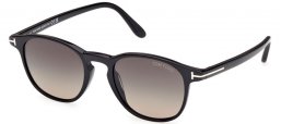 Gafas de Sol - Tom Ford - HOLT-02 FT1302 - 01B  SHINY BLACK // GREY GRADIENT