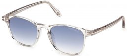 Gafas de Sol - Tom Ford - HOLT-02 FT1302 - 20W  SHINY LIGHT GREY // BLUE GRADIENT