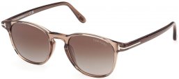 Gafas de Sol - Tom Ford - HOLT-02 FT1302 - 45B  SHINY LIGHT BROWN // GREY GRADIENT