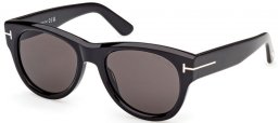 Gafas de Sol - Tom Ford - BURTON-02 FT1305 - 01A  SHINY BLACK // DARH GREY