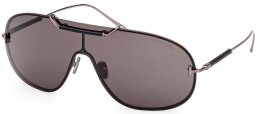 Sunglasses - Tom Ford - TYLER-02 FT1309 - 08A  SHINY BRONZE // GREY