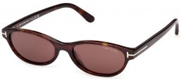 Gafas de Sol - Tom Ford - CHLOE-02 FT1310 - 52E  DARK HAVANA // BROWN