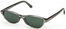 Gafas de Sol - Tom Ford - CHLOE-02 FT1310 - 93N  SHINY LIGHT GREEN // GREEN