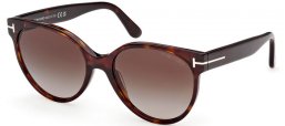 Gafas de Sol - Tom Ford - TALLULAH-02 FT1311 - 52B  DARK HAVANA // GREY GRADIENT