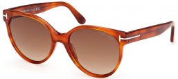 Gafas de Sol - Tom Ford - TALLULAH-02 FT1311 - 53F  LIGHT HAVANA // BROWN GRADIENT