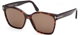 Sunglasses - Tom Ford - IRIS-02 FT1312 - 52H  DARK HAVANA // BROWN POLARIZED