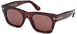 Gafas de Sol - Tom Ford - EMMA-02 FT1314 - 52E  DARK HAVANA // BROWN