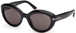 Gafas de Sol - Tom Ford - STACY-02 FT1316 - 01A  SHINY BLACK // GREY