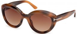 Gafas de Sol - Tom Ford - STACY-02 FT1316 - 55F  HAVANA // BROWN GRADIENT