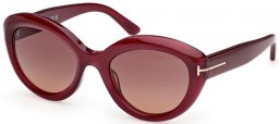 Gafas de Sol - Tom Ford - STACY-02 FT1316 - 81Z  SHINY BORDEAUX // BORDEAUX GRADIENT