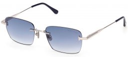 Lunettes de soleil - Tom Ford - JAKE-02 FT1354 - 16W  SHINY PALLADIUM // BLUE GRADIENT