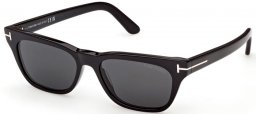 Sunglasses - Tom Ford - PENN-02 FT1362 - 01A  SHINY BLACK // GREY