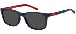 Lunettes Junior - Tommy Hilfiger Junior - TH 2244/S - PJP (IR) BLUE // GREY